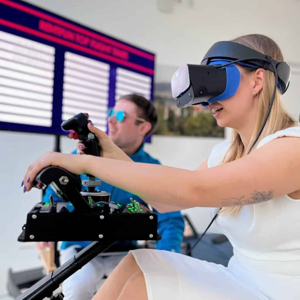 ABB emotional branding experience with jet fighter