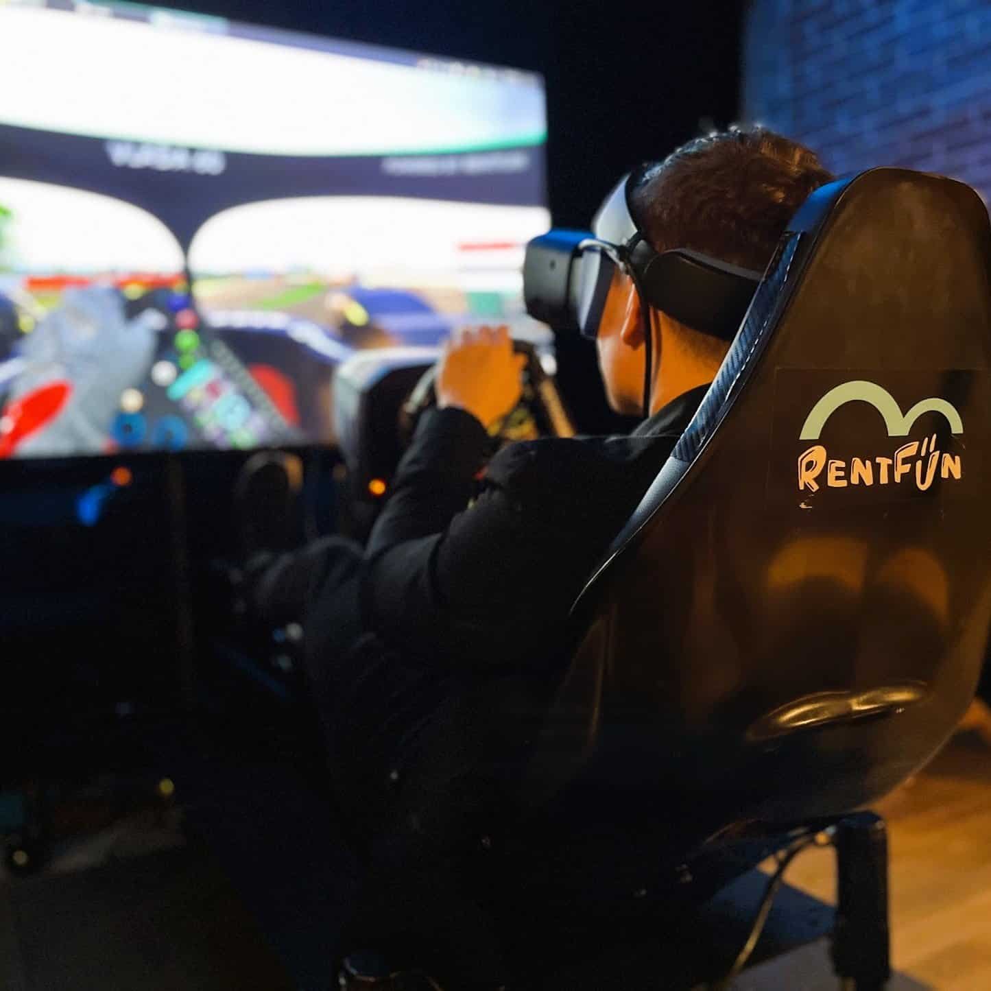 Rent racing Entertainment for Celebrations in EU UK. Hire VR Surprises for Birthday turnkey