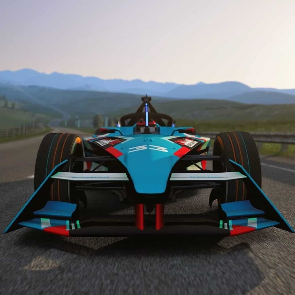 High voltage energy with Formula E electric simulator hire for EU events
