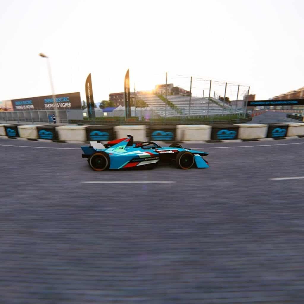 High voltage opportunity to show brand with RoarFun electric simulators Formula E rental