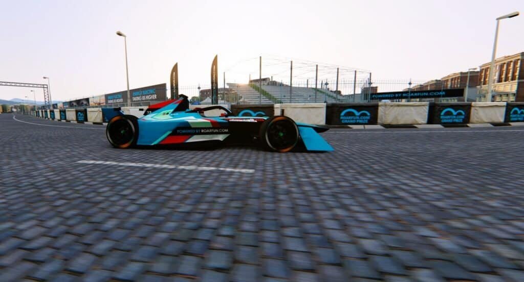 Racing track with emotional branding formula experience with Paddock