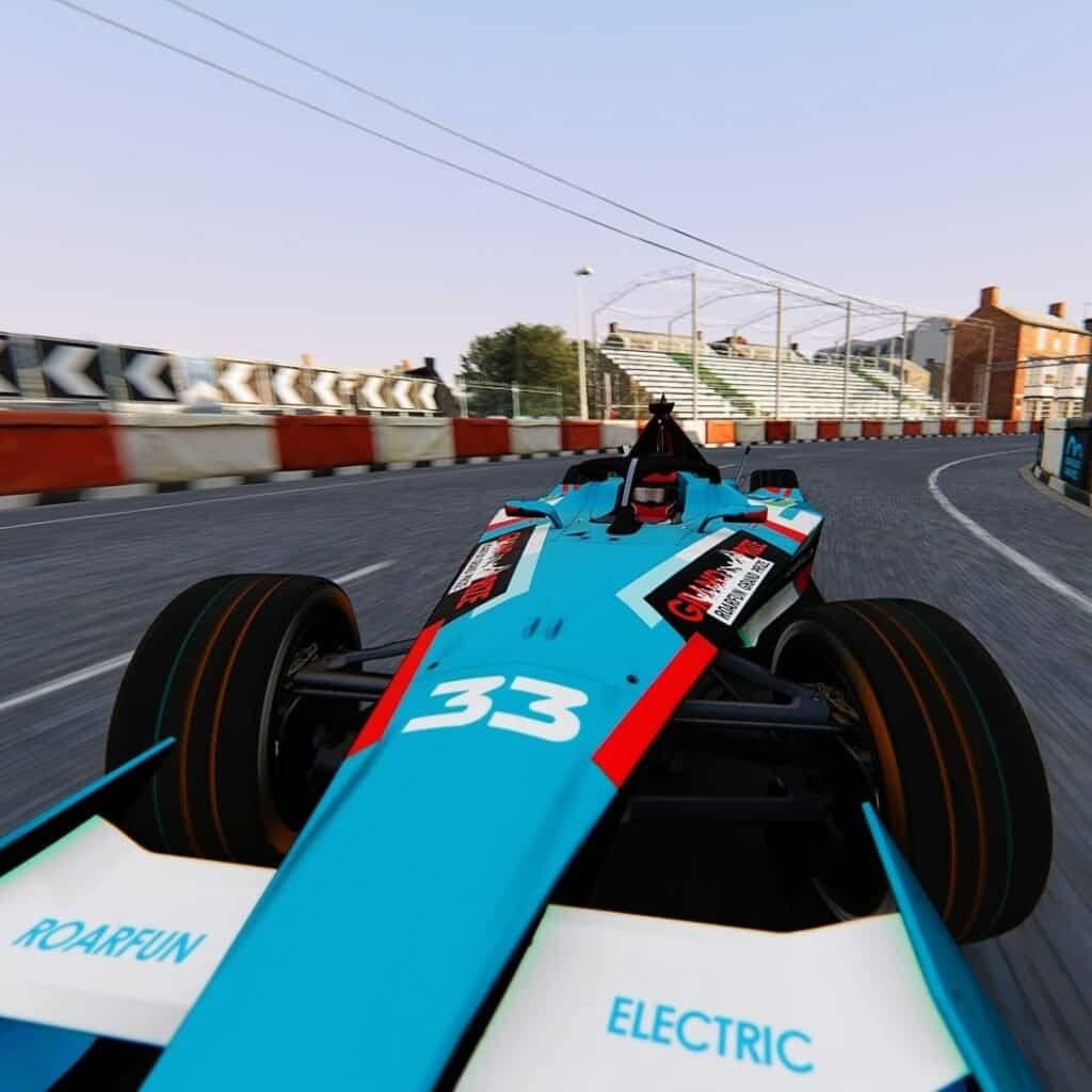 RoarFun connected brand with electric experience simulators Formula E hire