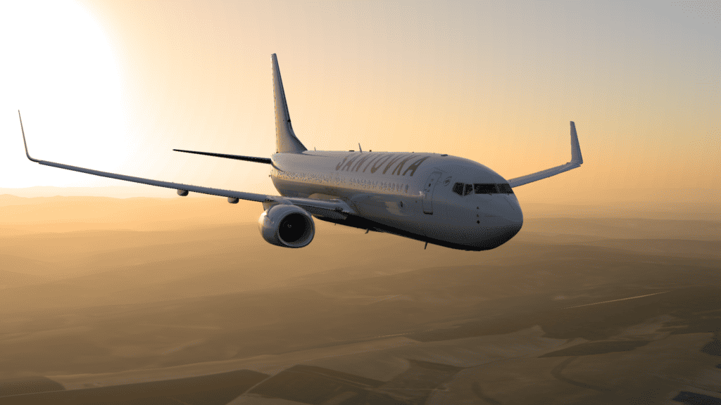 Airplane emotional branding experience with Santovka