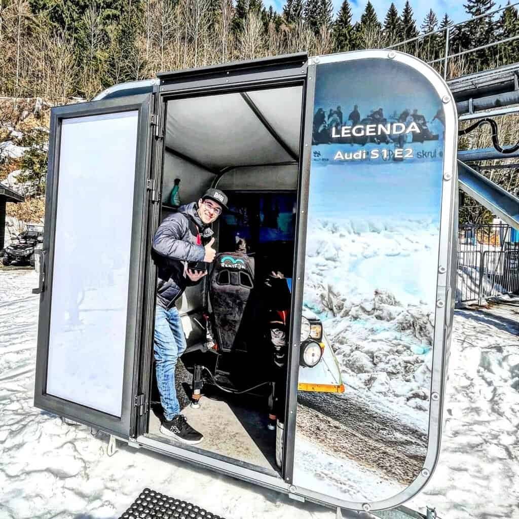 Rental Rally race Simulator in Wienna. Hire Rally simulator for company event. Rent rally simulators in Austria