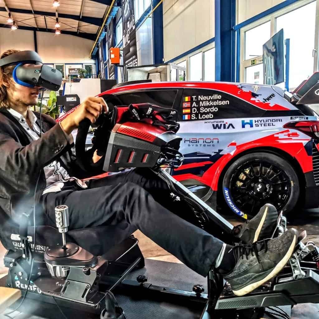 Rental Rally snow Simulator in Vienna. Rent Hyundai Rally Experience. Hire rally simulators party event