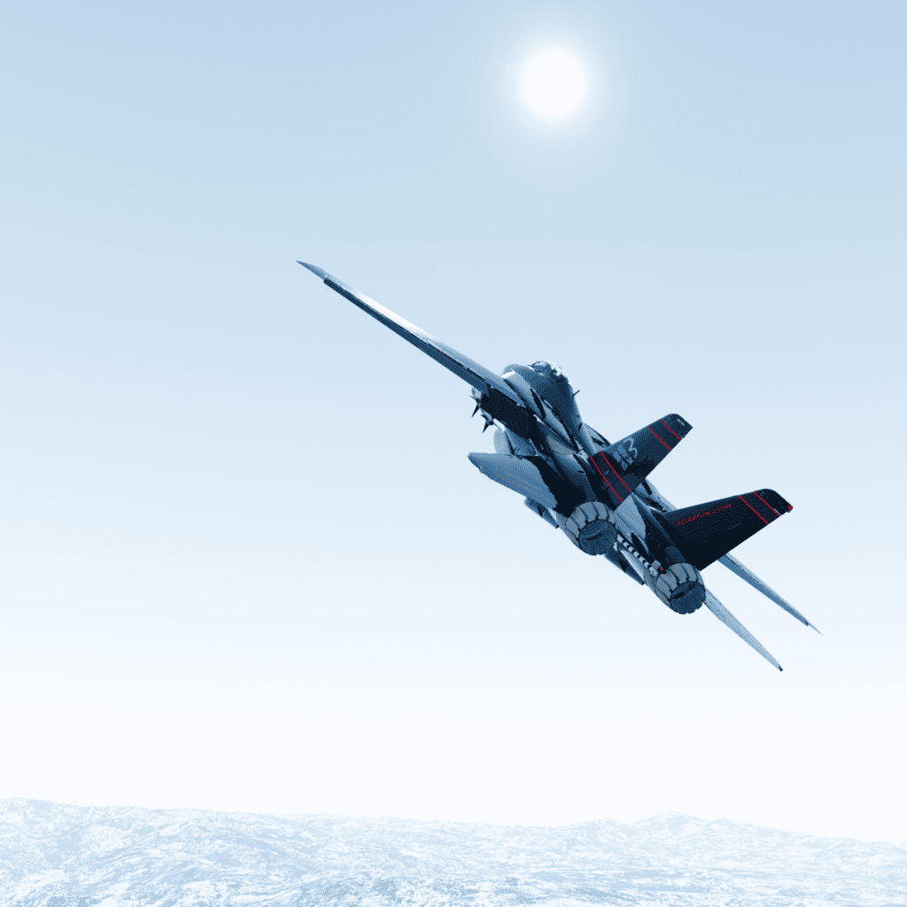 Hire Jet Fighter aircraft f14 Top Gun simulator in UK from movie in with delivery and support. Rental jet fighter simulators turnkey with RoarFun