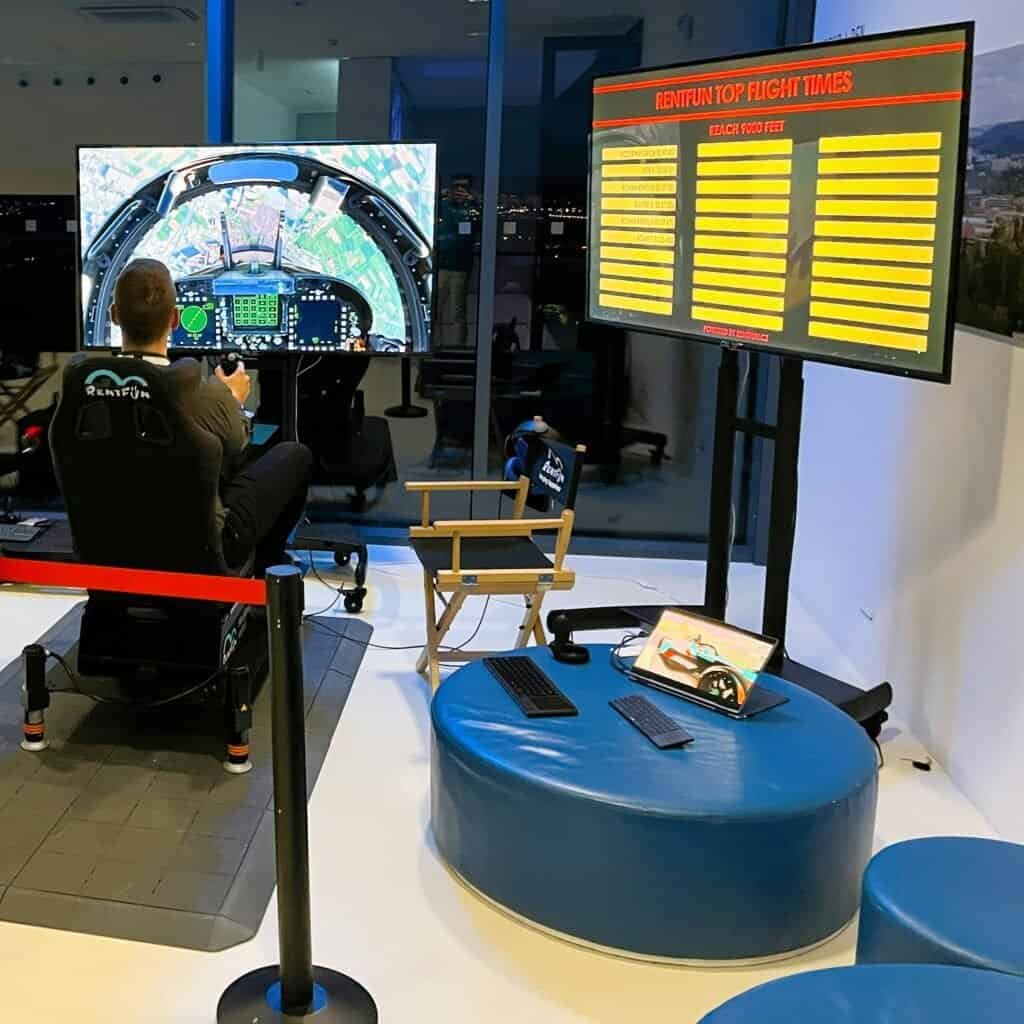 Rent external screen up to 85inch to display best times and your logo during the event with The RoarFun Grand Prize