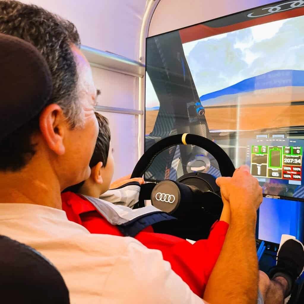 Audi simulator for rent in London Prague Berlin Motion and VR