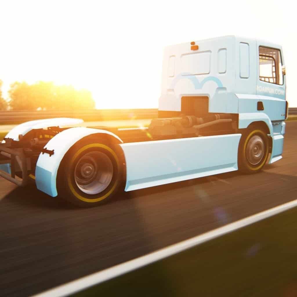 Rental Truck Simulator for party company event with support. Racing Trucks Simulator hire in London United Kingdom